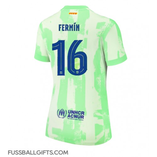 Barcelona Fermin Lopez #16 Fußballbekleidung 3rd trikot Damen 2024-25 Kurzarm